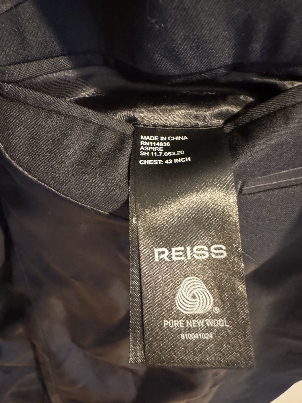 Reiss Reiss Men’s Blazer Peak Lapels 42R Size 42R - 4 Thumbnail