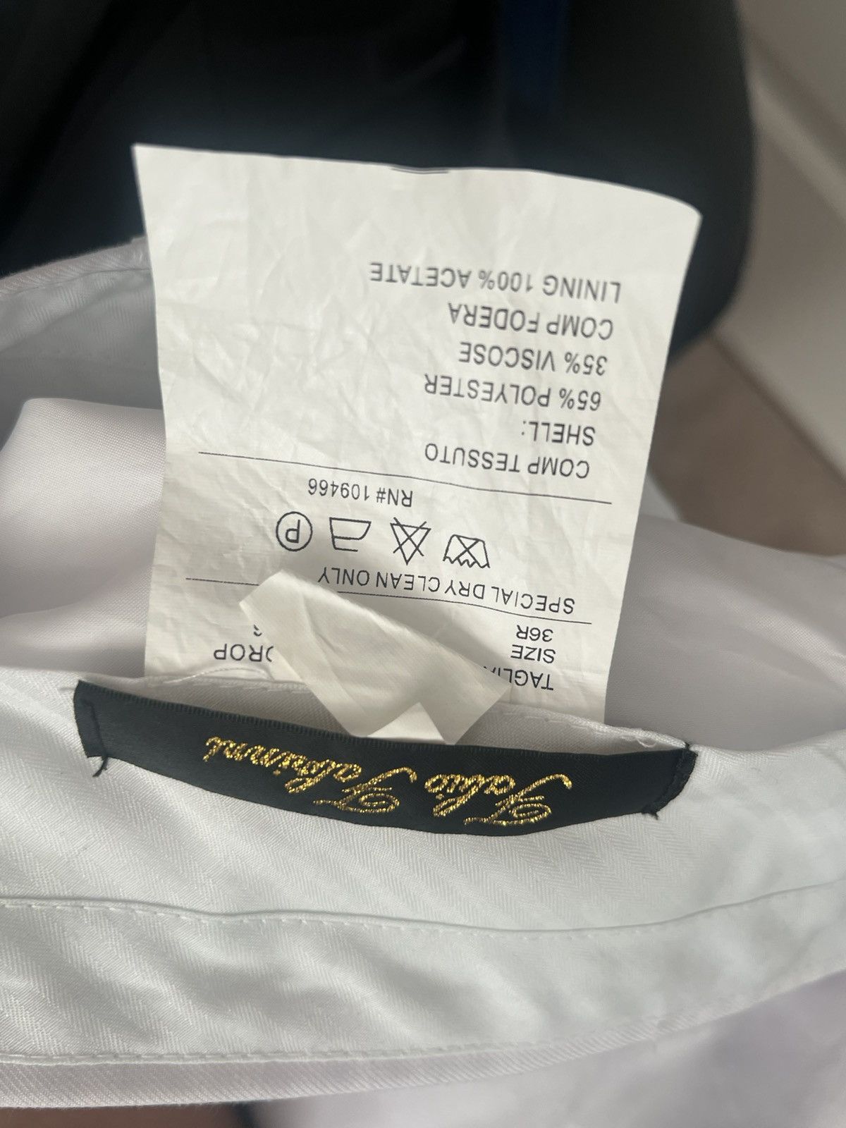 Other Fabio Falvinni White Dress Pants Size US 36 / EU 52 - 3 Thumbnail