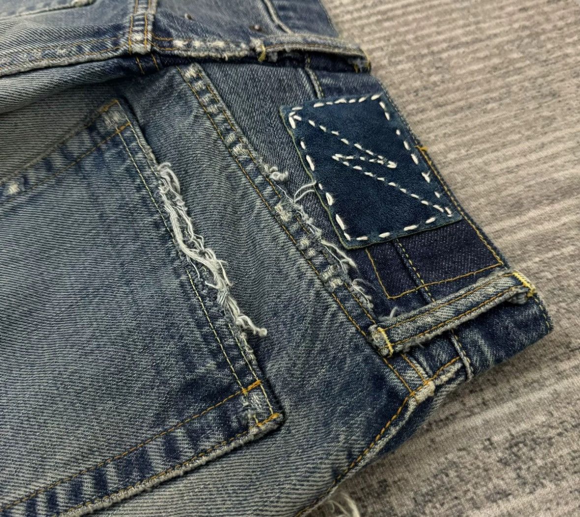 Visvim VISVIM 23AW I.C.T. SS JOURNEYMAN PANTS TACKED CRASH jeans Size US 32 / EU 48 - 6 Thumbnail