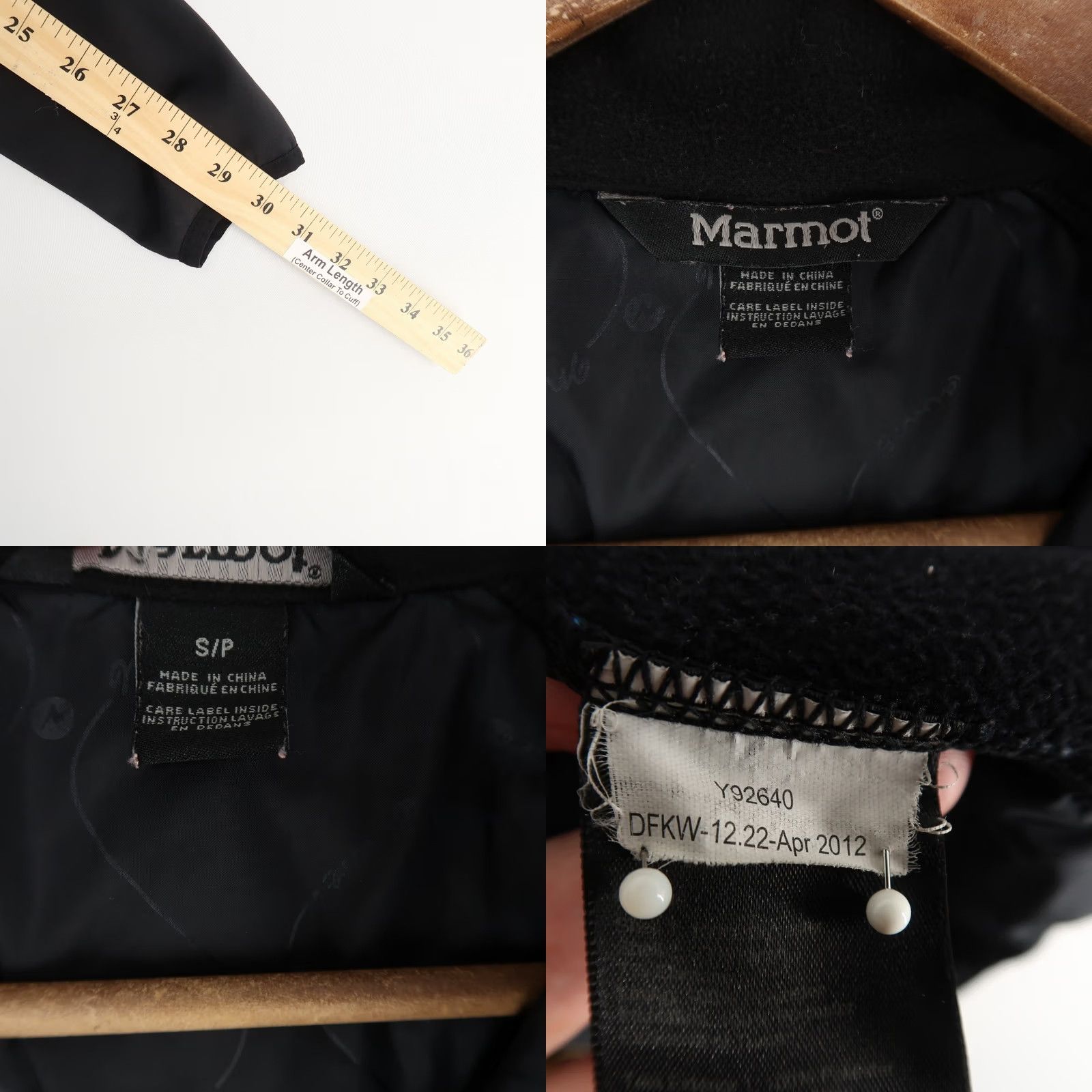 Marmot Marmot Jacket Womens S Blue Hybrid Diamond Quilted Softshell Full Zip Insulated Size S / US 4 / IT 40 - 8 Thumbnail