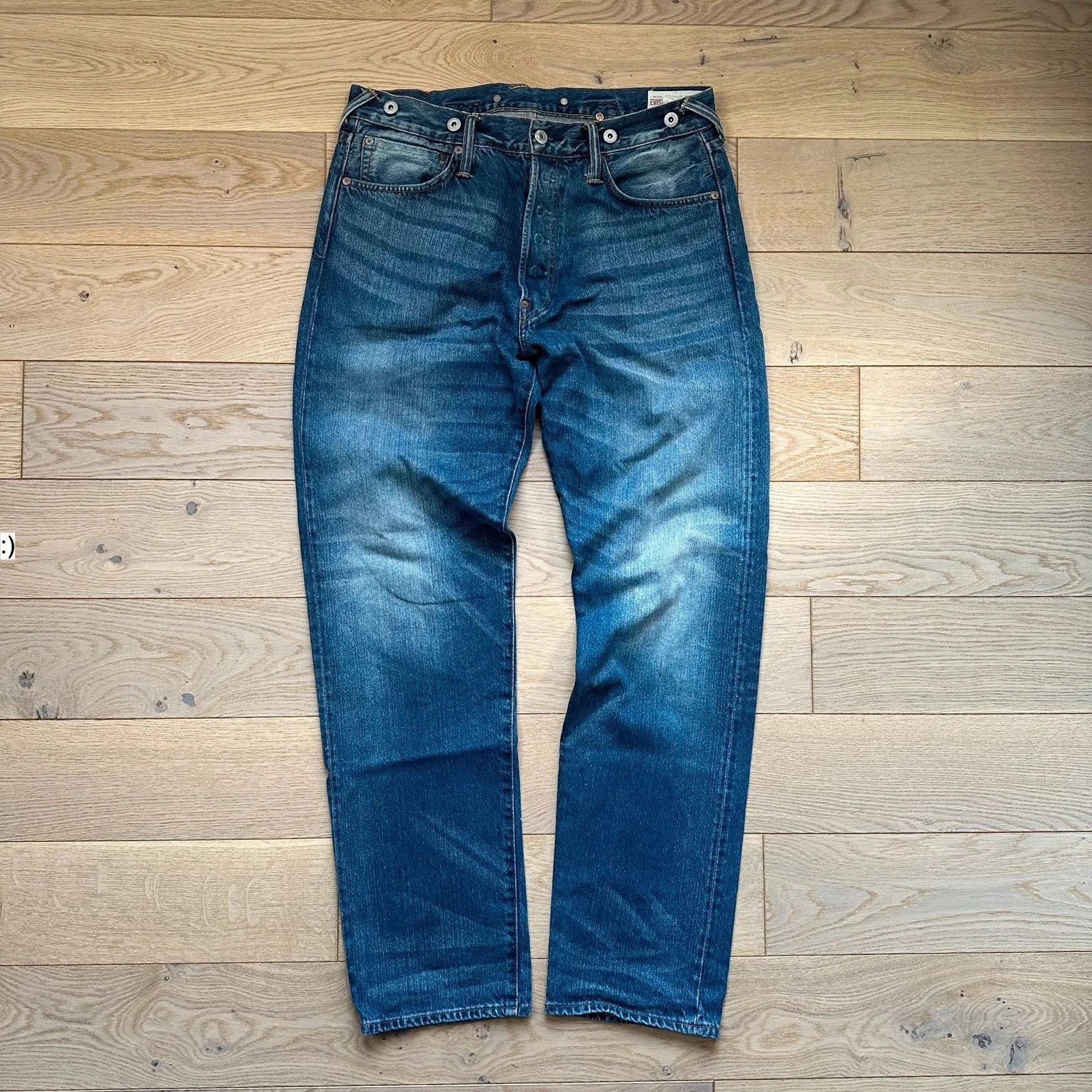 Evisu Jeans Evisu Daicock Lot 2000 Blue Size US 34 / EU 50 - 2 Thumbnail