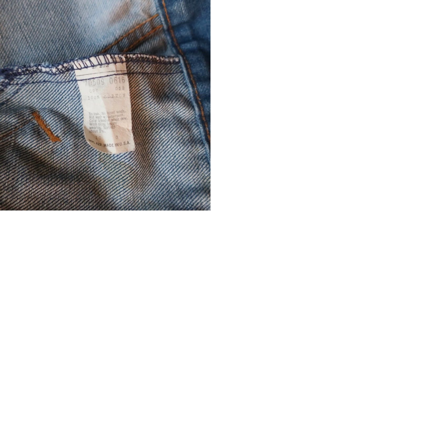 Levi's Vintage Levi's Denim Trucker Jean Jacket Vest 40 Light Wash Men Jacket USA 70509-0616 Size US 40 / EU 56 - 9 Thumbnail