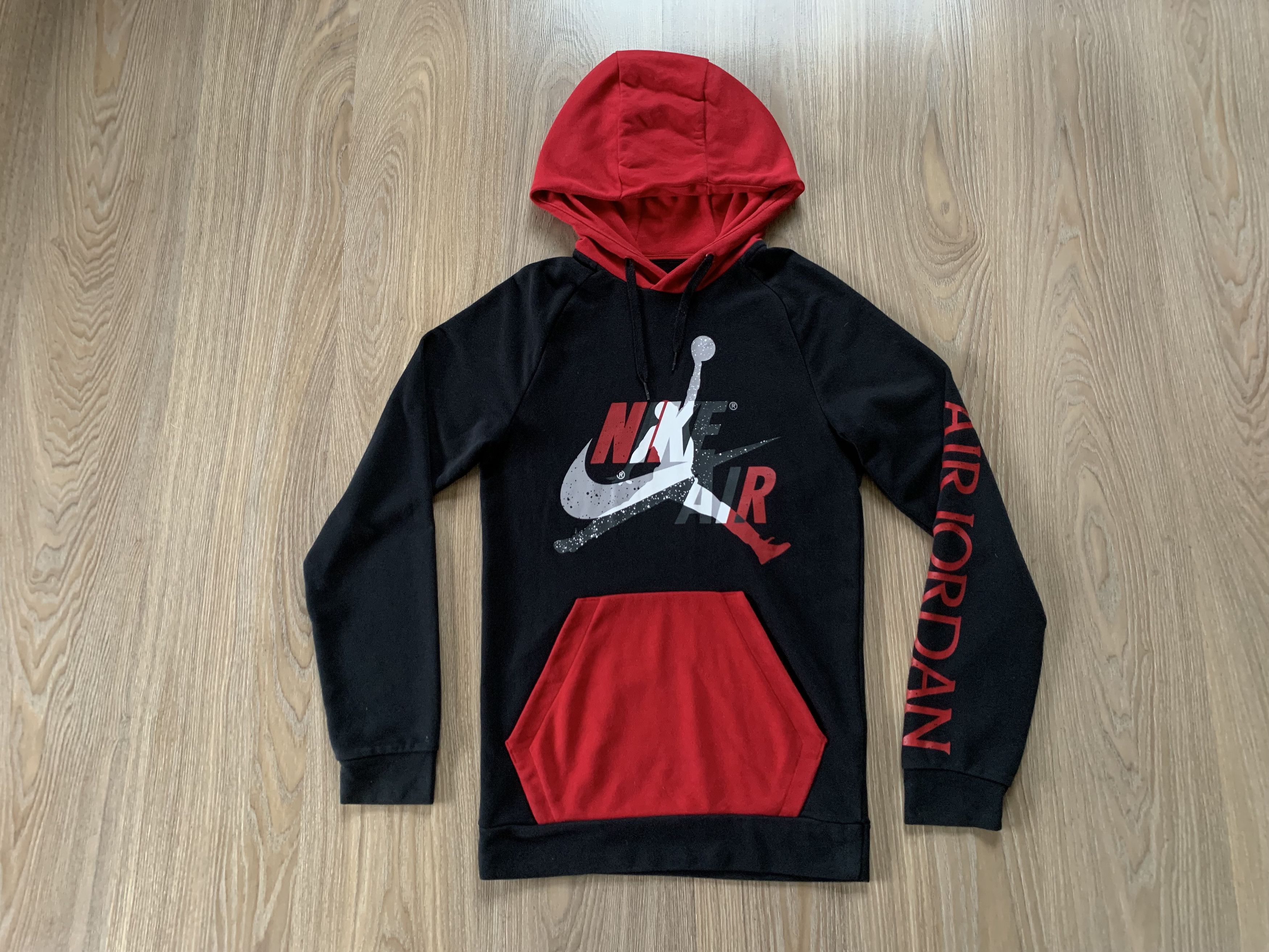 Jordan Brand × Vintage Cotton Air Jordan Printed Big Logo Long Hoodie Size US XS / EU 42 / 0 - 2 Thumbnail
