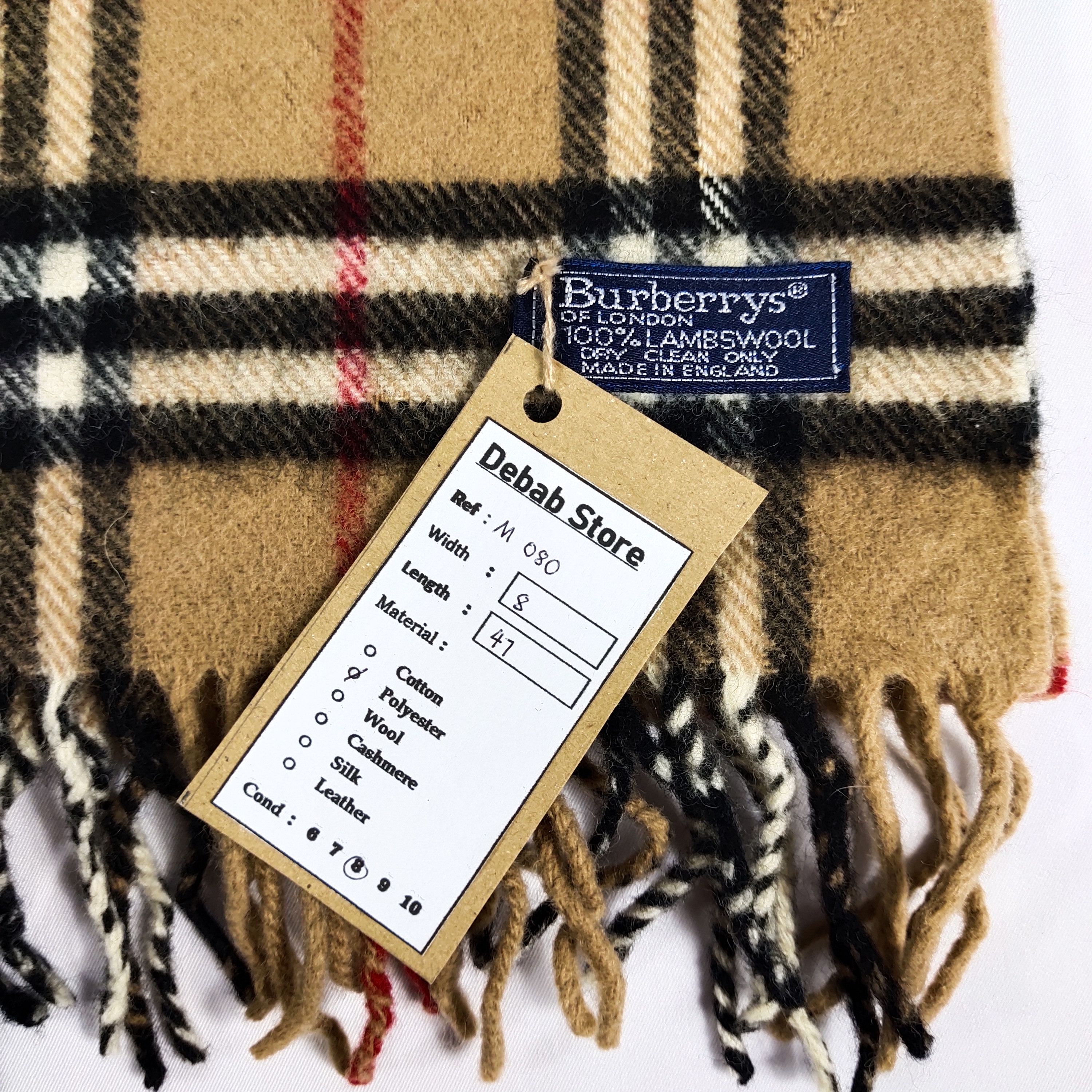 Burberry Burberrys Scarf / Muffler / Neckwear M080 Size ONE SIZE - 4 Thumbnail