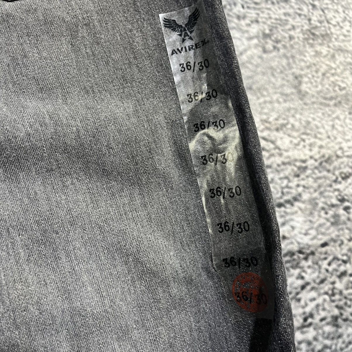 Avirex VINTAGE Y2K AVIREX BAGGY WIDE LEG GRUNGE SKATER JEANS NEW Size US 36 / EU 52 - 6 Thumbnail