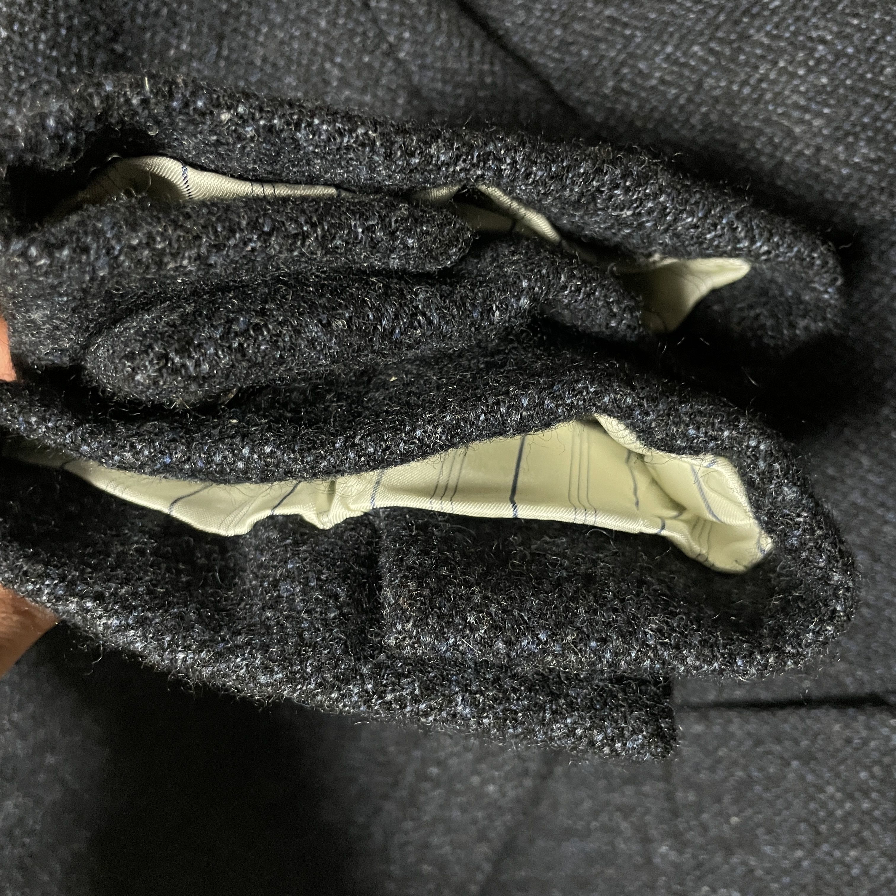 J. Press J.Press Lovat Tweed herringbone Navy 3 piece suit L-XL Size 40L - 21 Thumbnail
