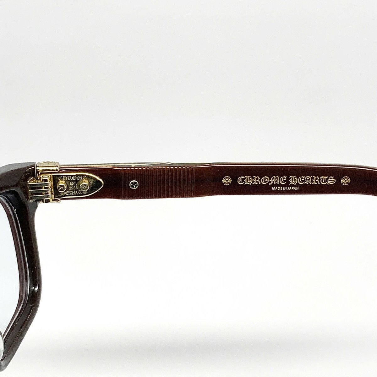 Chrome Hearts Chrome Hearts Glasses Pen15 Brown/Gold Size ONE SIZE - 10 Thumbnail
