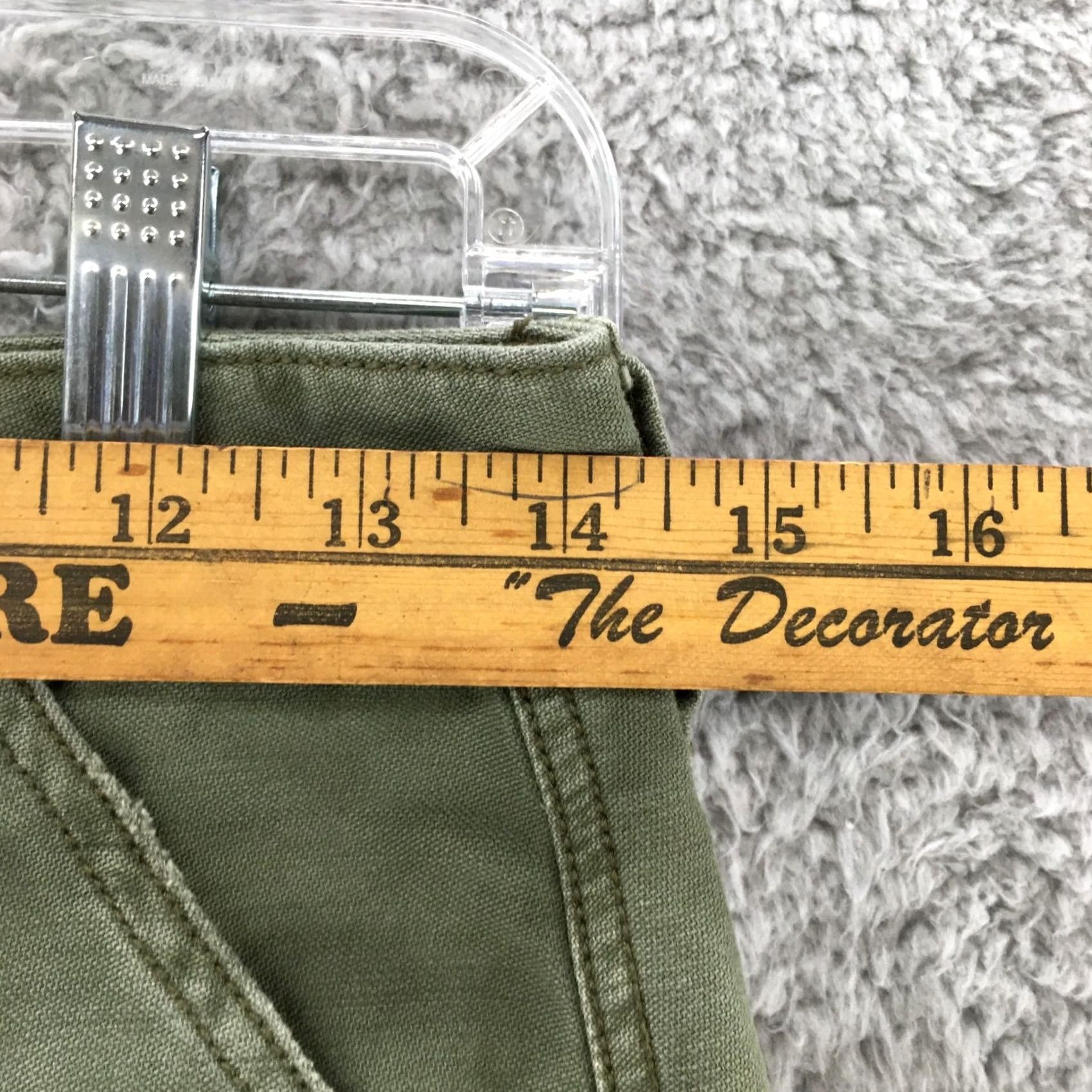 American Eagle Outfitters American Eagle Outfitters Short Mini Skirts Womens 2 Green Cotton Button Fly Skirt Size 26" / US 2 / IT 38 - 4 Thumbnail