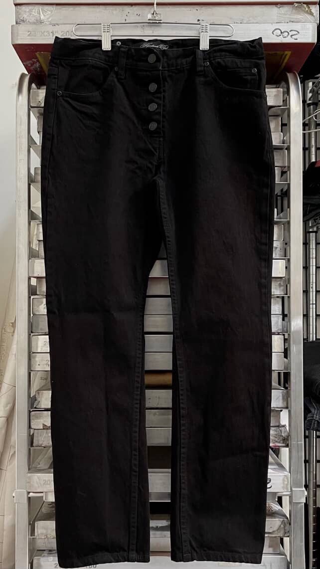 Other Hand made rust black skinny selvedge denim Size US 32 / EU 48 - 3 Thumbnail