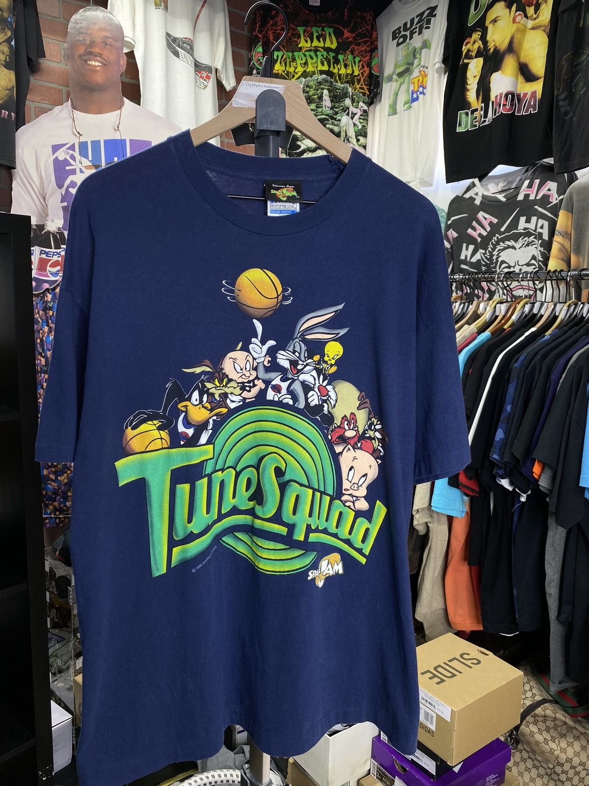 Other Vintage 90’s Looney Tunes Space Jam Movie Tee Shirt XLarge Size US XL / EU 56 / 4 - 5 Thumbnail