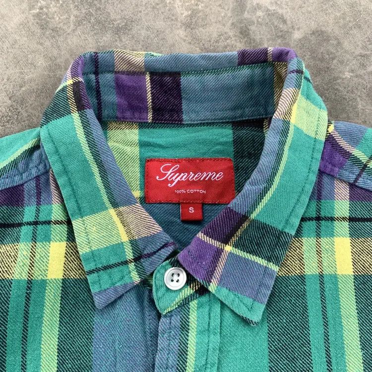 Supreme Supreme Green Plaid Flannel Size US S / EU 44-46 / 1 - 4 Thumbnail