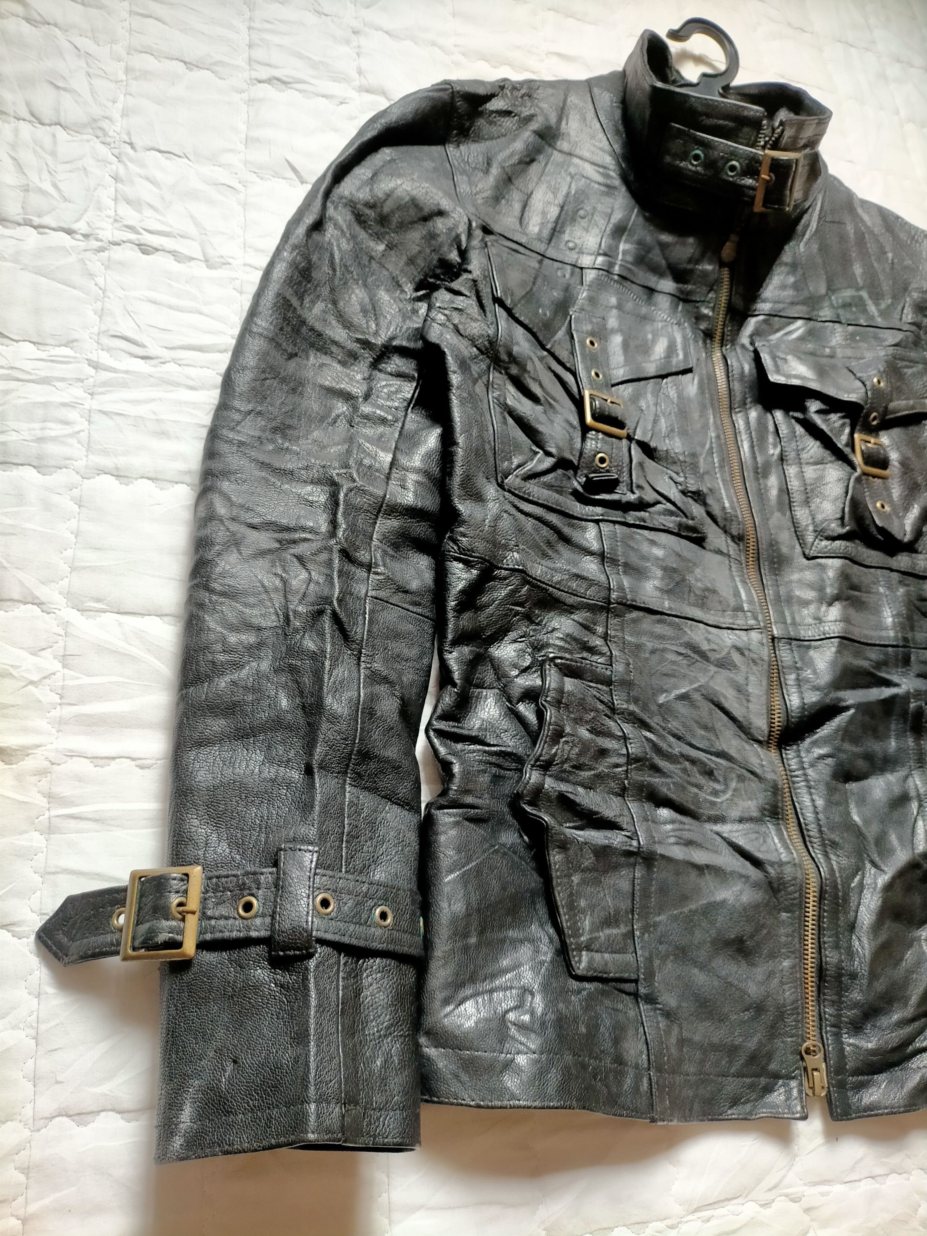 Tornado Mart Tornado Mart Japan Leather Rider Jacket Size US L / EU 52-54 / 3 - 5 Thumbnail