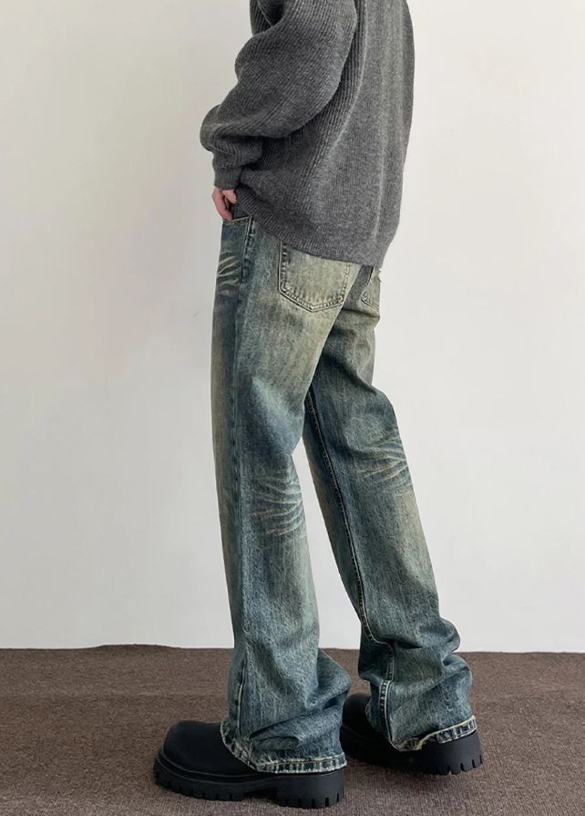 Japanese Brand × Jean Jeans Men Streetwear Y2k Vintage Blue Size US 29 - 4 Thumbnail