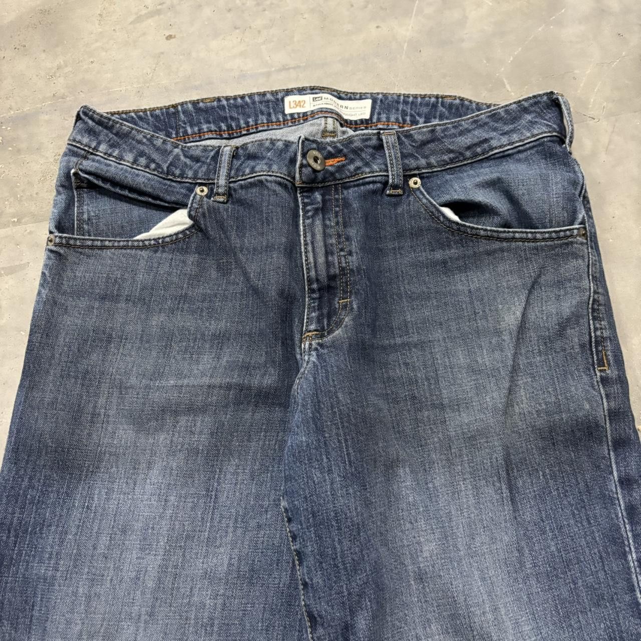 Japanese Brand × Vintage Crazy Vintage Y2K/2000s Grunge Dark Wash Essential Denim Jeans! Size US 32 / EU 48 - 5 Thumbnail