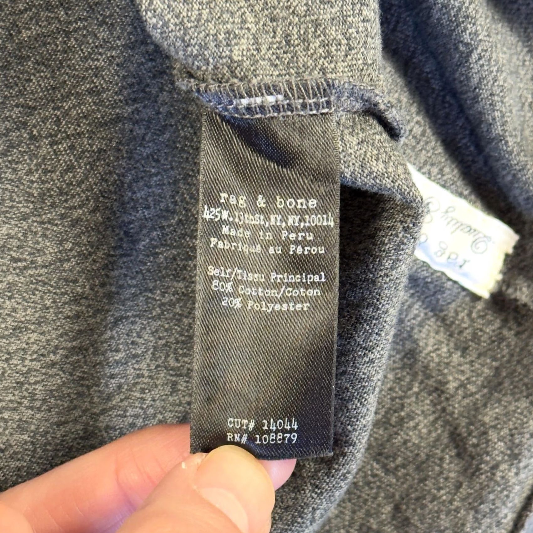 Rag & Bone Rag & Bone Standard Issue Shirt Mens XL Gray Soft Pocket Crewneck Tee Casual Size US XL / EU 56 / 4 - 5 Thumbnail