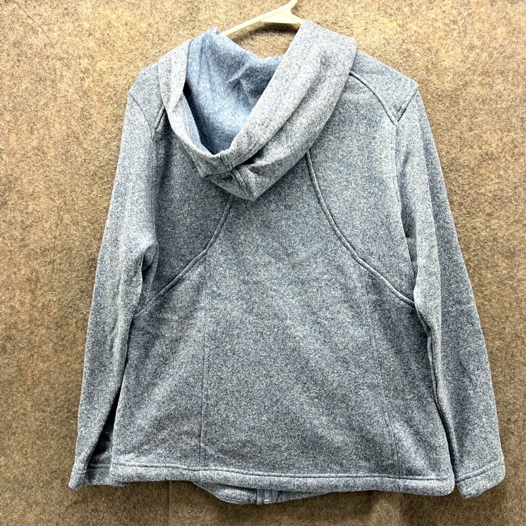 Eddie Bauer VINTAGE Eddie Bauer Hoodie Womens XL Blue Vtg Jacket Women Heather Full Zip Fleece Melange Size XL / US 12-14 / IT 48-50 - 2 Thumbnail