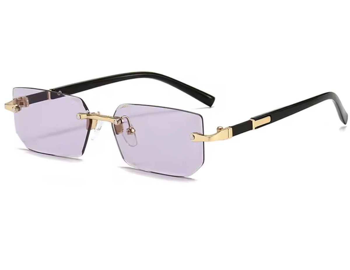 Electric Visual Rimless Square Sunglasses Size ONE SIZE - 4 Thumbnail