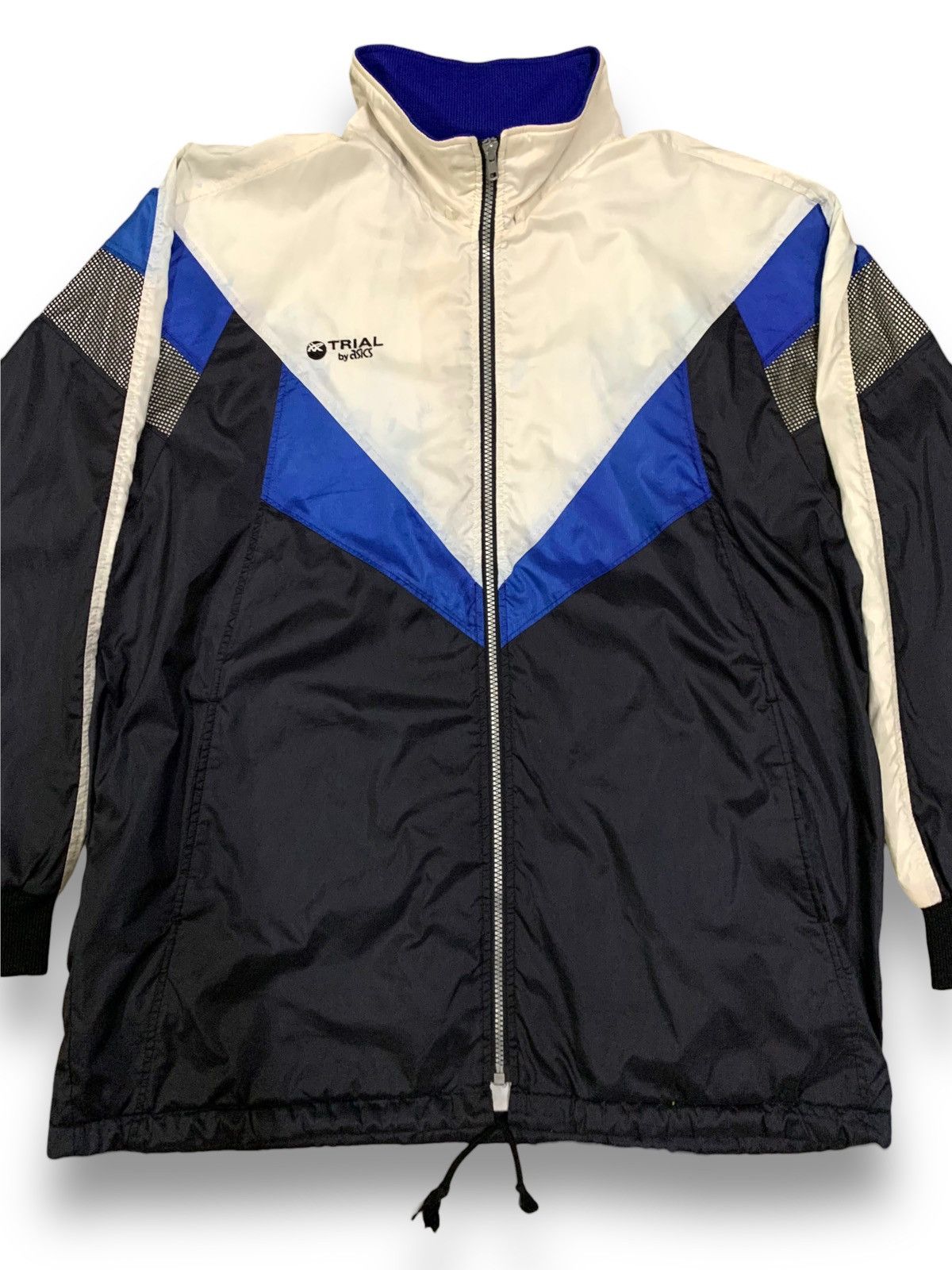 Asics Vintage 90s Trial by Asics Retro Track Jacket/Windbreaker Size US L / EU 52-54 / 3 - 4 Thumbnail