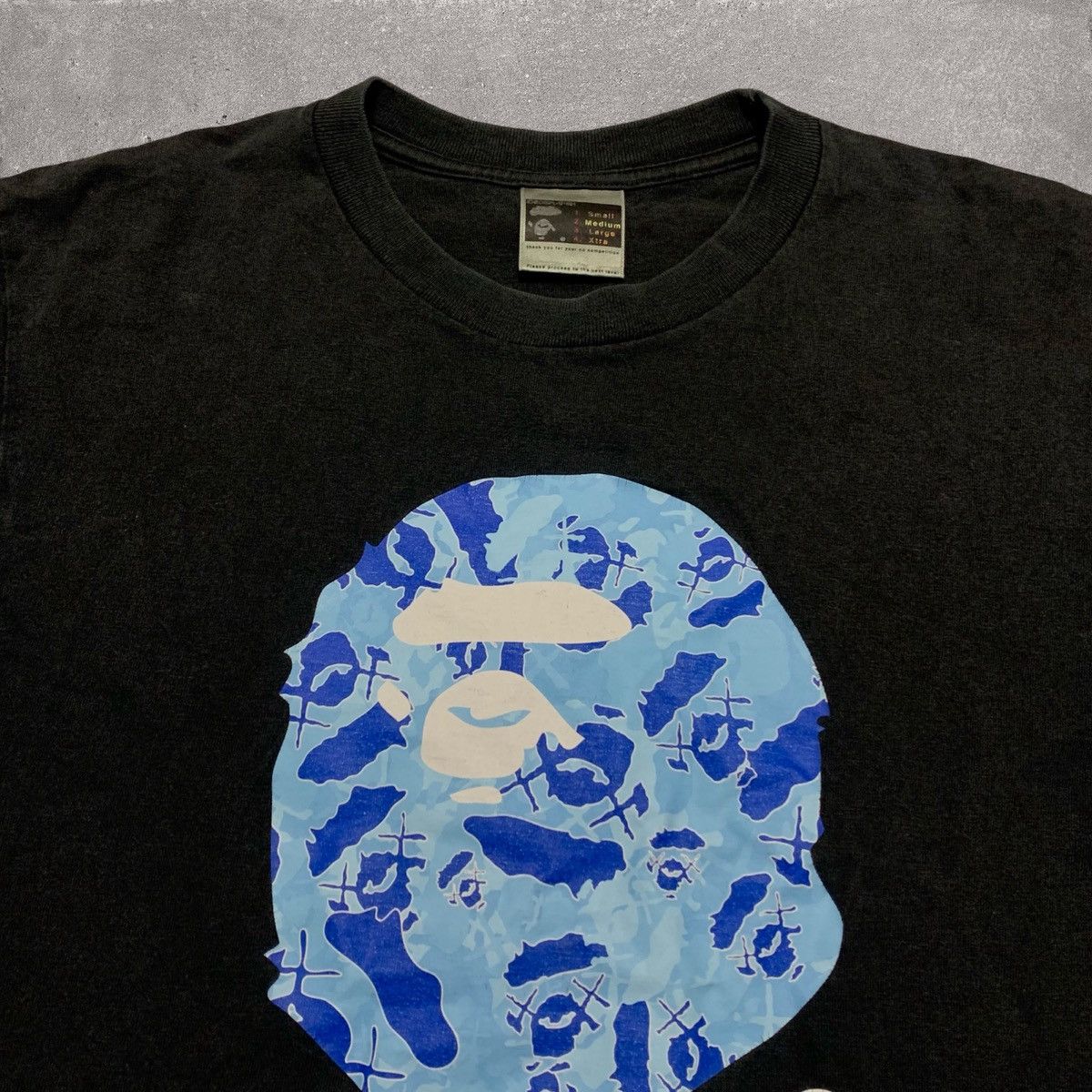 Bape Bape Medium KAWS By Bathing Ape Black Tee Vintage Size US M / EU 48-50 / 2 - 3 Thumbnail