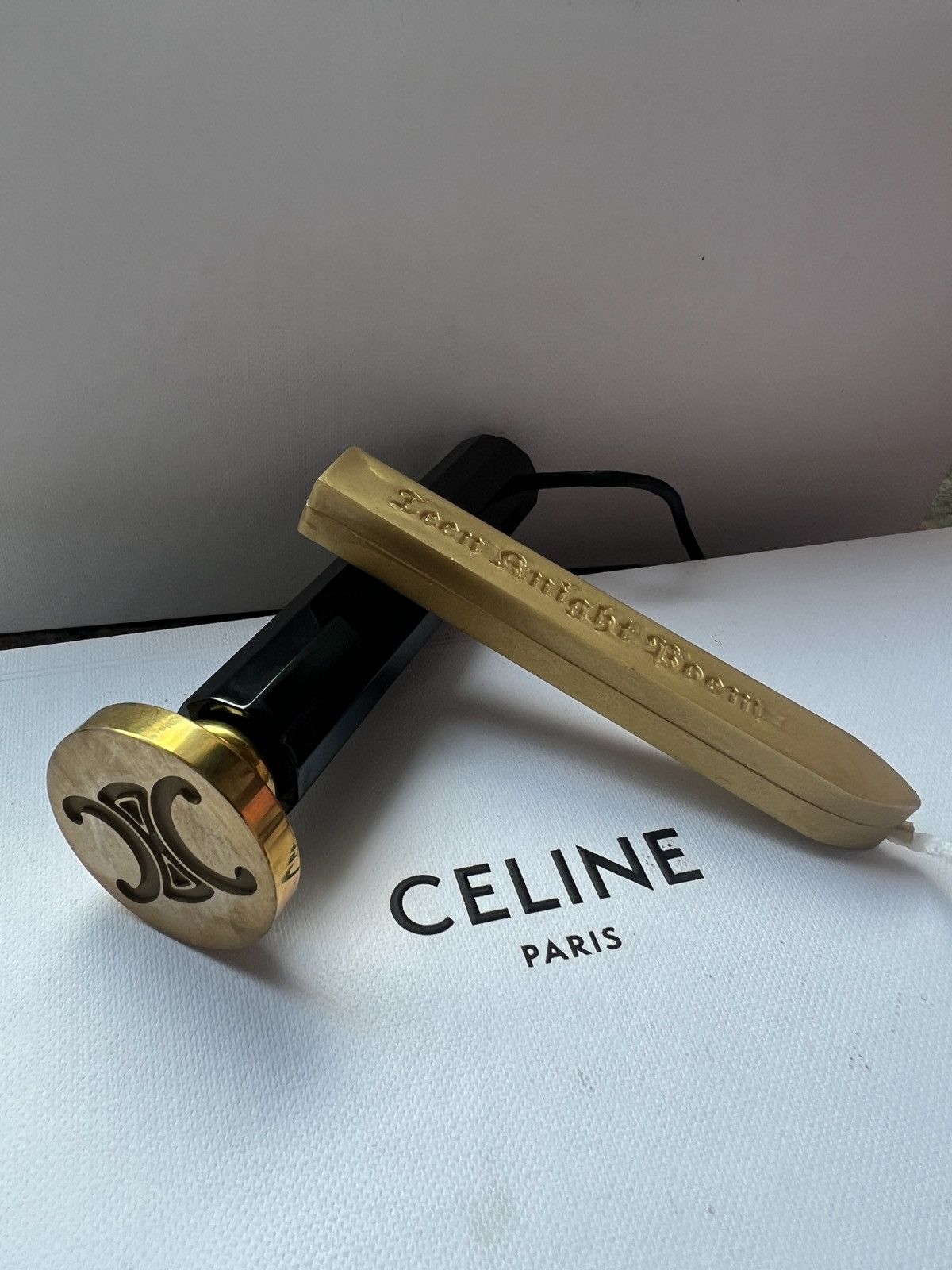 Celine × Hedi Slimane Celine Hedi slimane teen knight wax stamp VIP item Size ONE SIZE - 3 Thumbnail
