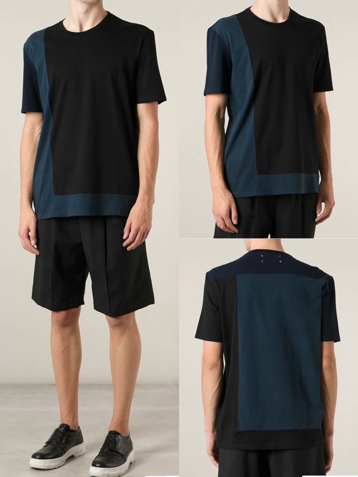 Maison Margiela Maison Margiela S/S15 Color Blocked T-Shirt 48 Size US M / EU 48-50 / 2 - 9 Thumbnail