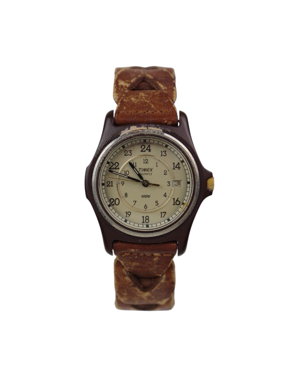 Timex 2000S TIMEX MILITARY QUARTZ – BROKEN-IN LEATHER STRAP Size ONE SIZE - 2 Thumbnail