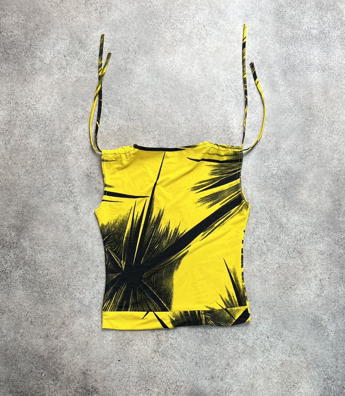 20471120 × Vintage Vintage abstract elastic tank top Size S / US 4 / IT 40 - 4 Thumbnail