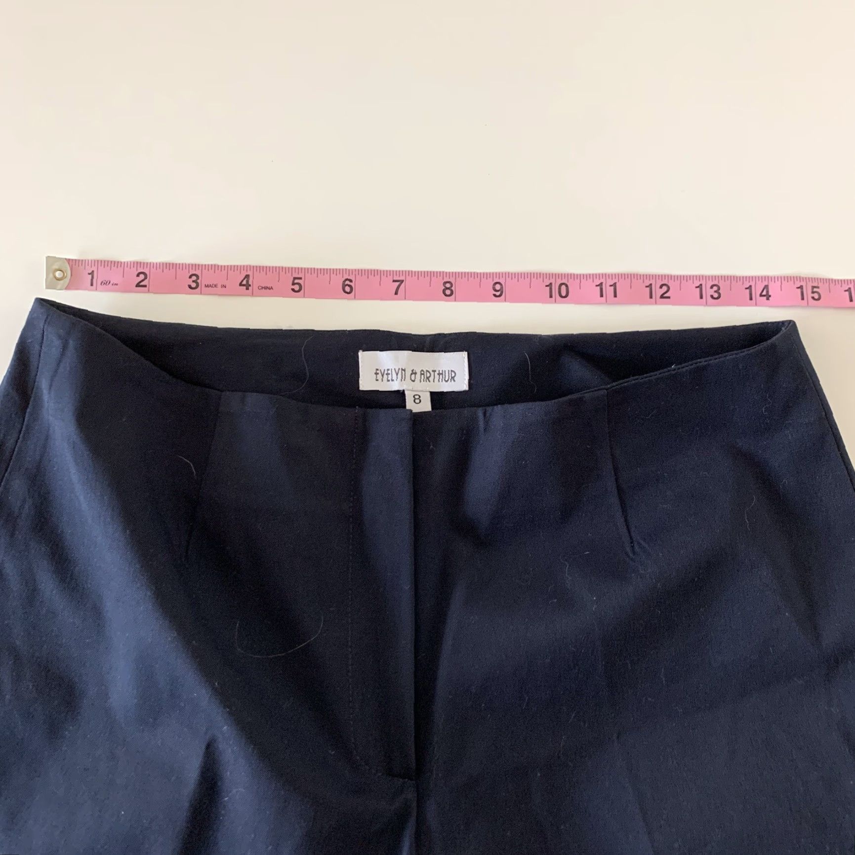 Vintage Evelyn & Arthur Ankle Chino Pants Women's Size 8 Navy Blue Size 30" / US 8 / IT 44 - 3 Thumbnail