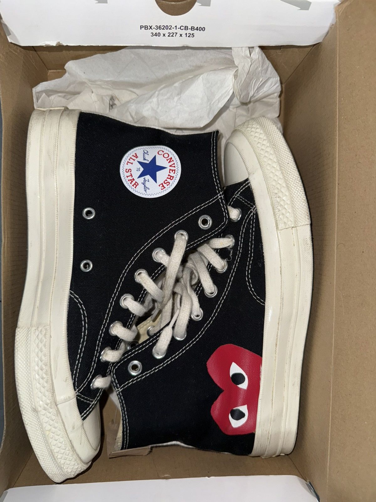Comme des Garcons PLAY × Converse Comme des Garçons CONVERSE CDG Size US 8 / EU 41 - 1 Thumbnail