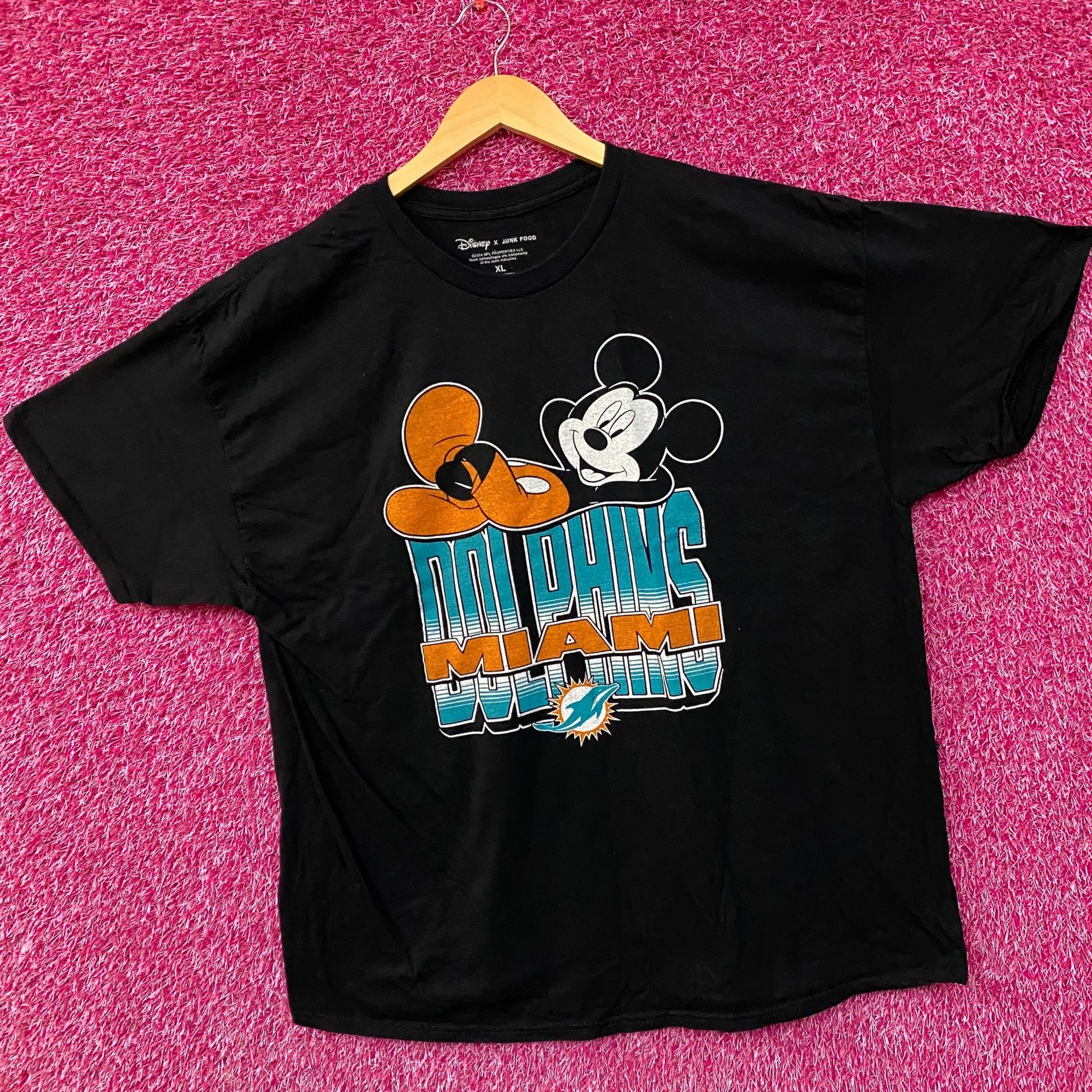 Junk Food Disney x Junk Food NFL Miami Dolphins Mickey Mouse Kick Back Size US XL / EU 56 / 4 - 3 Thumbnail