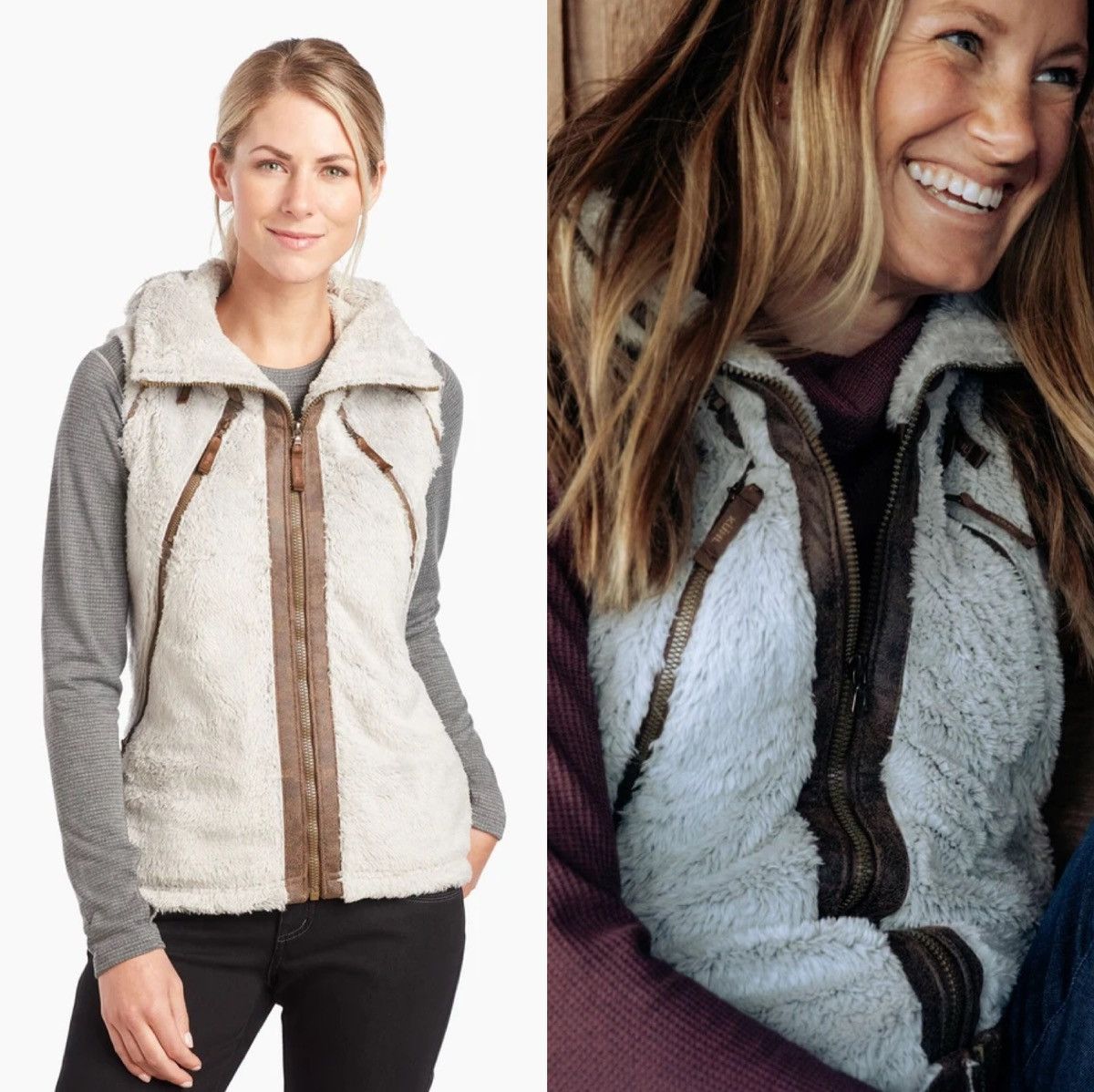 Kuhl Kuhl Flight Full Zip Up Vest Jacket Sleeveless Fleece Hooded Size S / US 4 / IT 40 - 13 Thumbnail