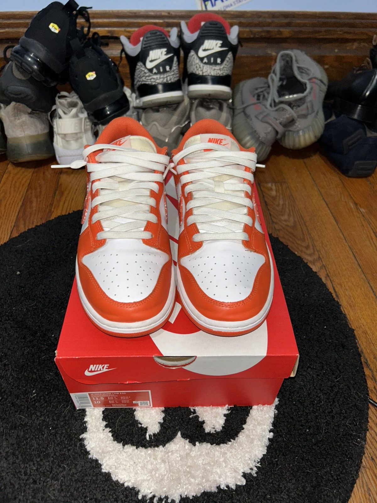 Designer × Nike Nike Dunk Low “Orange Paisley” Size US 10 / EU 43 - 4 Thumbnail