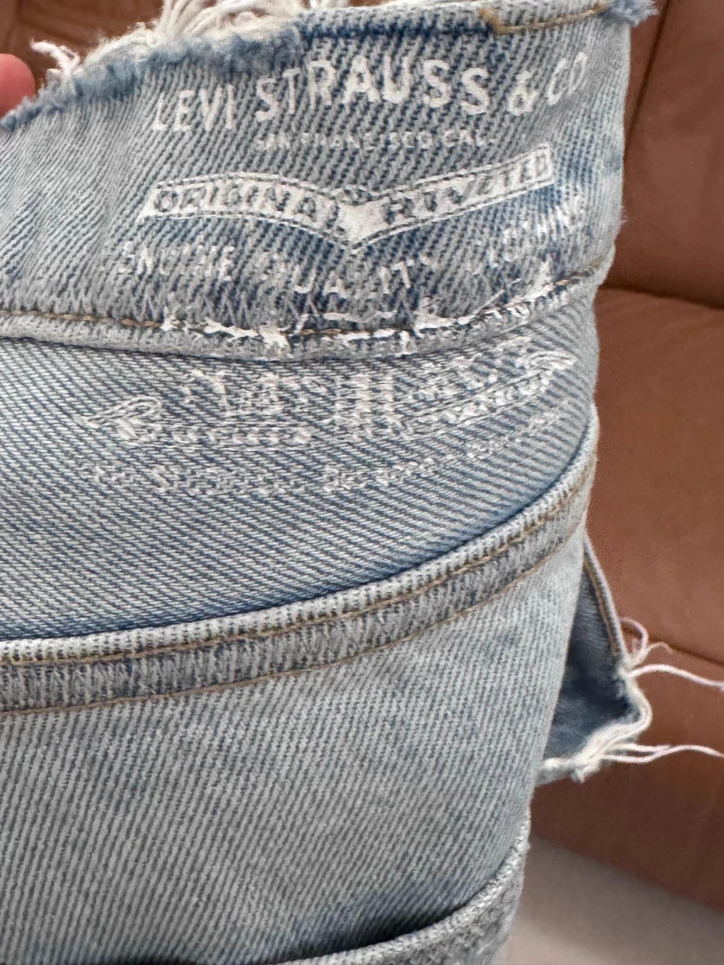 Levi's Levi's Collab Blue Denim 32 Worn Once Size US 32 / EU 48 - 4 Thumbnail
