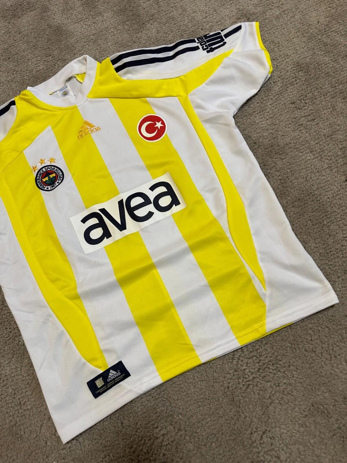 Adidas 2007-08 Adidas Fenerbahce Away Football Shirt Soccer Jersey Size US S / EU 44-46 / 1 - 2 Thumbnail