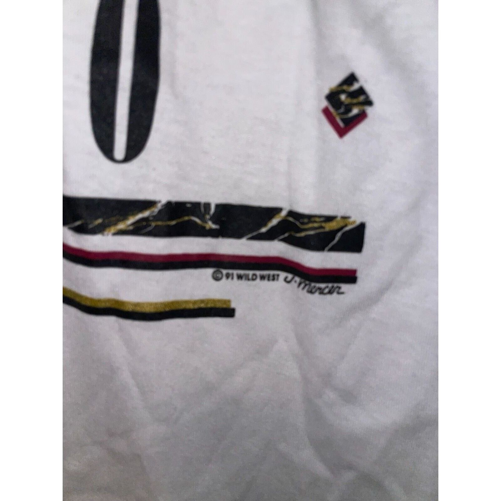 Jerzees Vintage Reno Nevada Shirt Nature Graphic White M Tee 90s Size US M / EU 48-50 / 2 - 7 Thumbnail