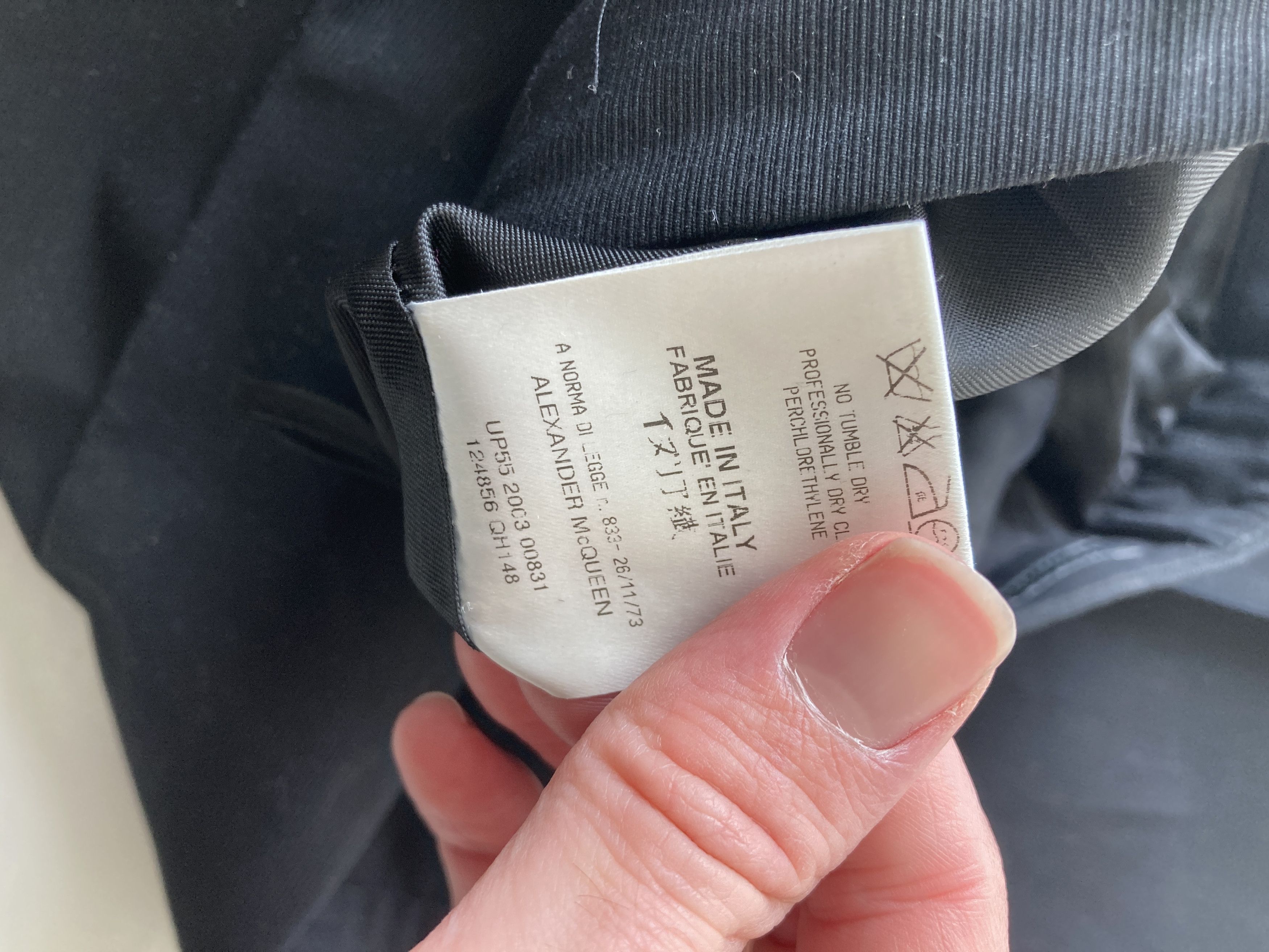 Alexander McQueen SS2003 Black Trousers Size 27" / US 4 / IT 40 - 8 Thumbnail