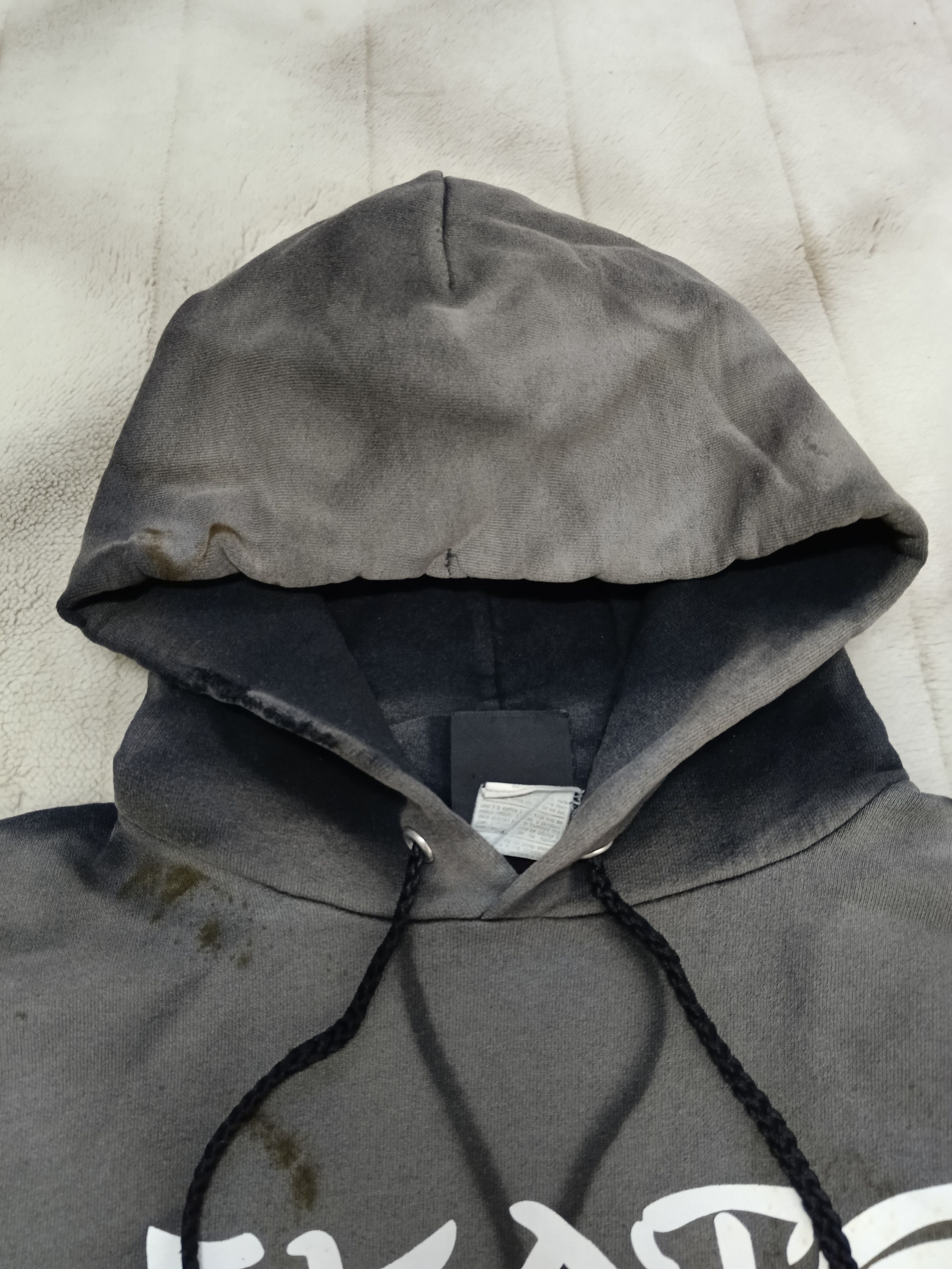 Thrasher DiSTRESSED BLACK SKATE&DESTROY THRASHER HOODIE Size US M / EU 48-50 / 2 - 7 Thumbnail