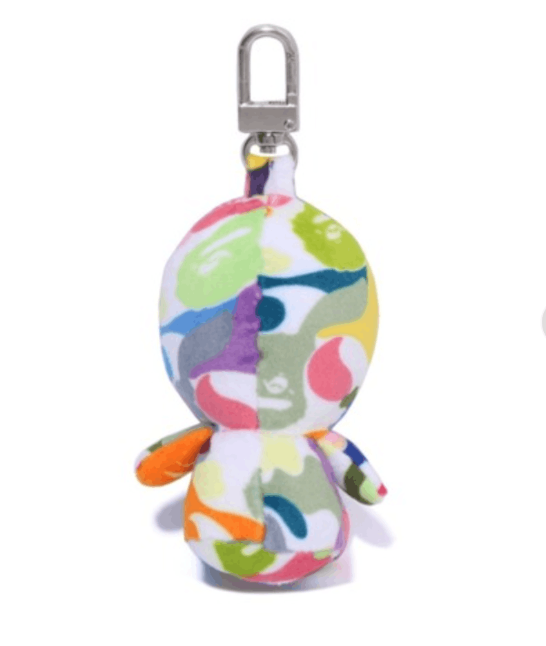 Bape MULTI CAMO BABY MILO PLUSH DOLL KEY CHAIN Size ONE SIZE - 3 Thumbnail