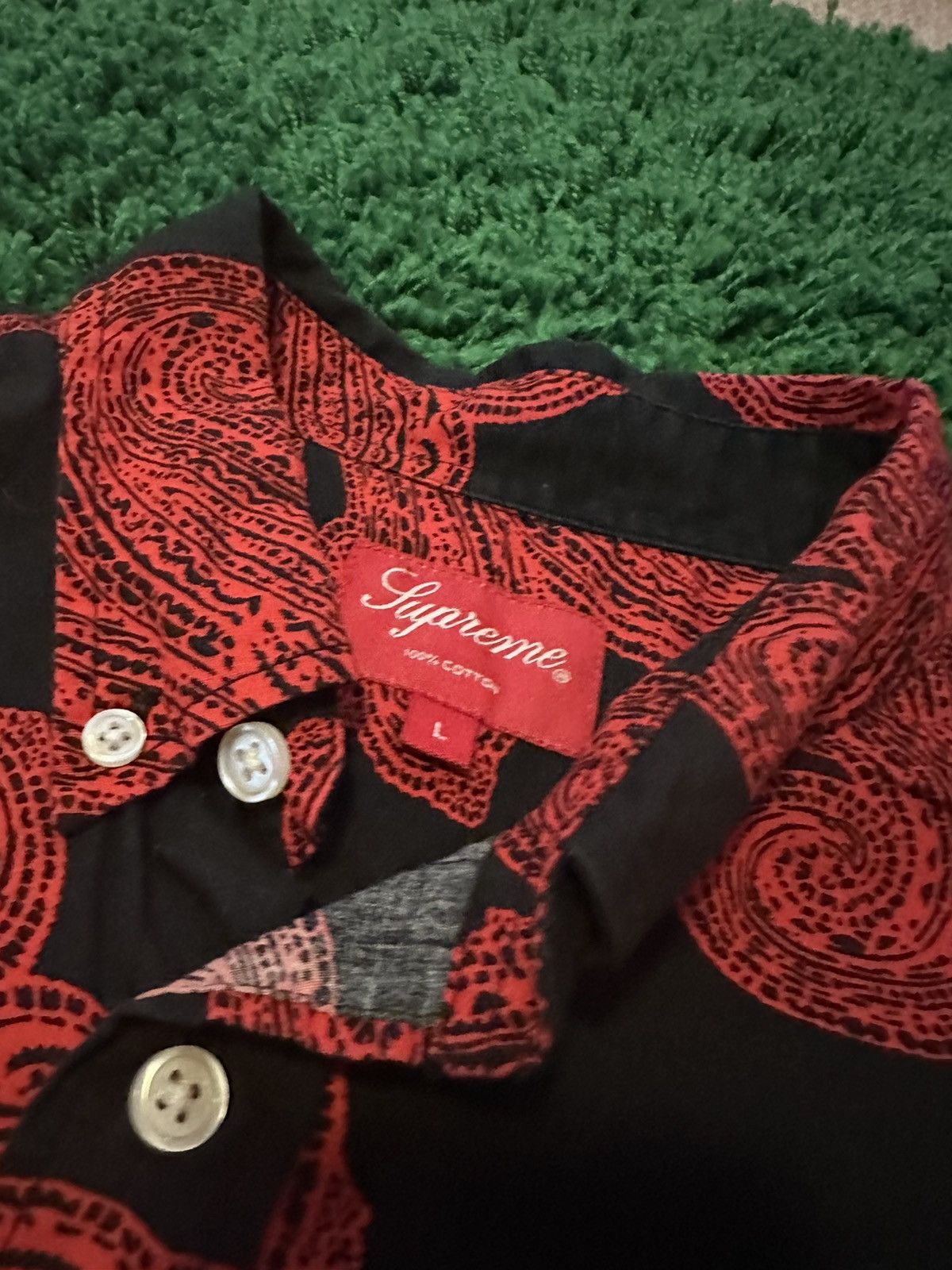 Supreme Supreme Short Sleeve Paisley Shirt Large Size US L / EU 52-54 / 3 - 4 Thumbnail