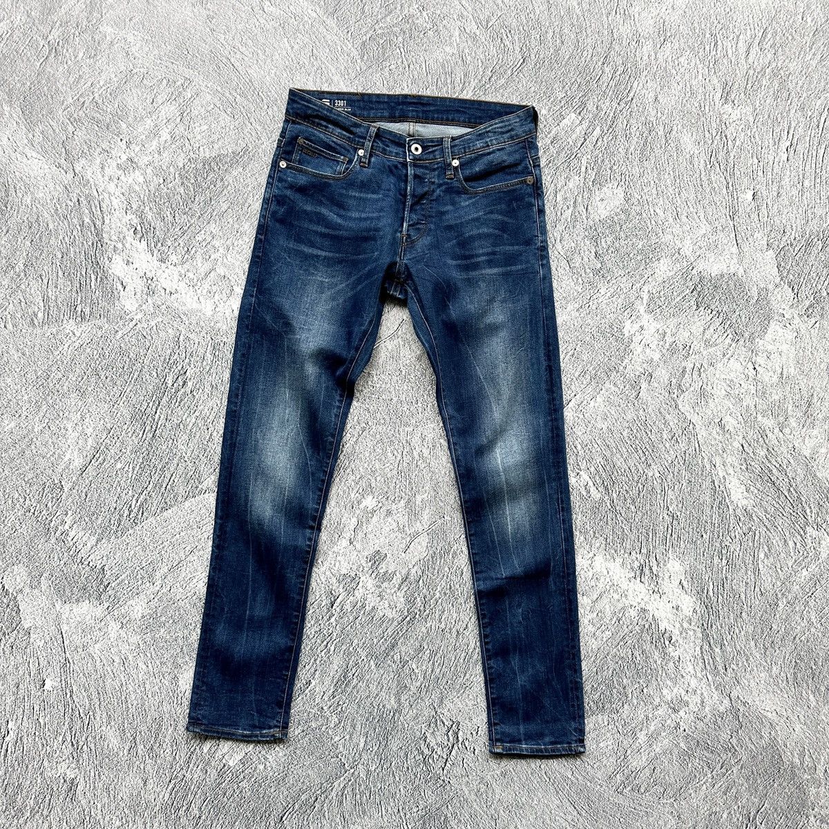 G-Star Men’s Jeans G-Star Raw 3301 Super Slim Dark Blue Size: 30/30 Size US 30 / EU 46 - 6 Thumbnail