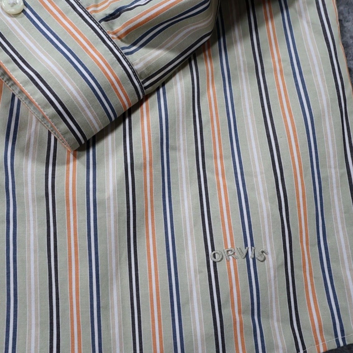 Orvis Orvis Shirt Womens 16 Multicolor Striped Long Sleeve Button Up Size XXL / US 16-18 / IT 52-54 - 4 Thumbnail
