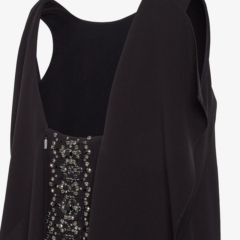 Fendi o1loc1c0426 Dress in Black Size XL / US 12-14 / IT 48-50 - 3 Thumbnail