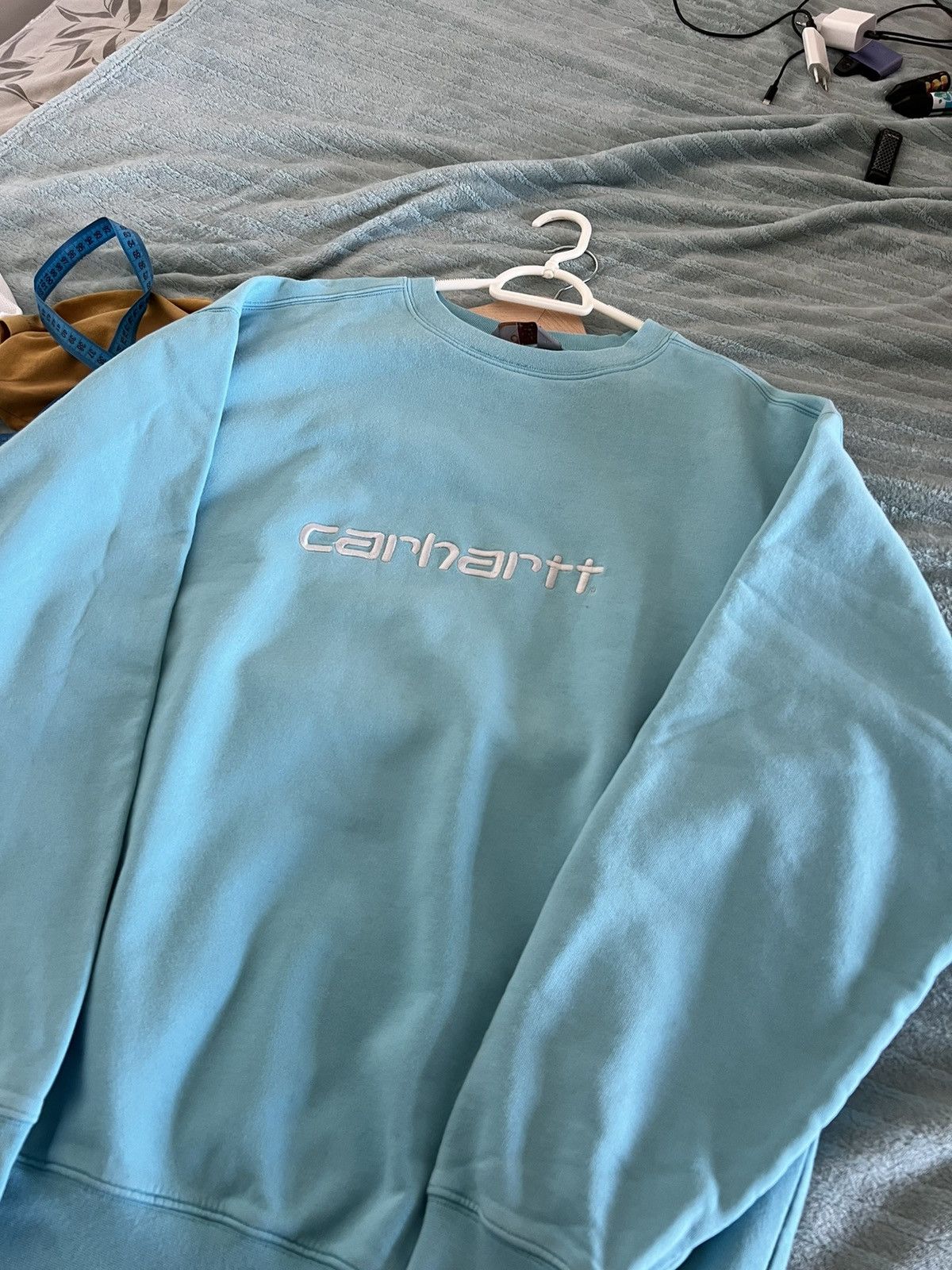 Carhartt Vintage CARHARTT Y2K Drill Streetwear Sweatshirt Size US XXL / EU 58 / 5 - 5 Thumbnail