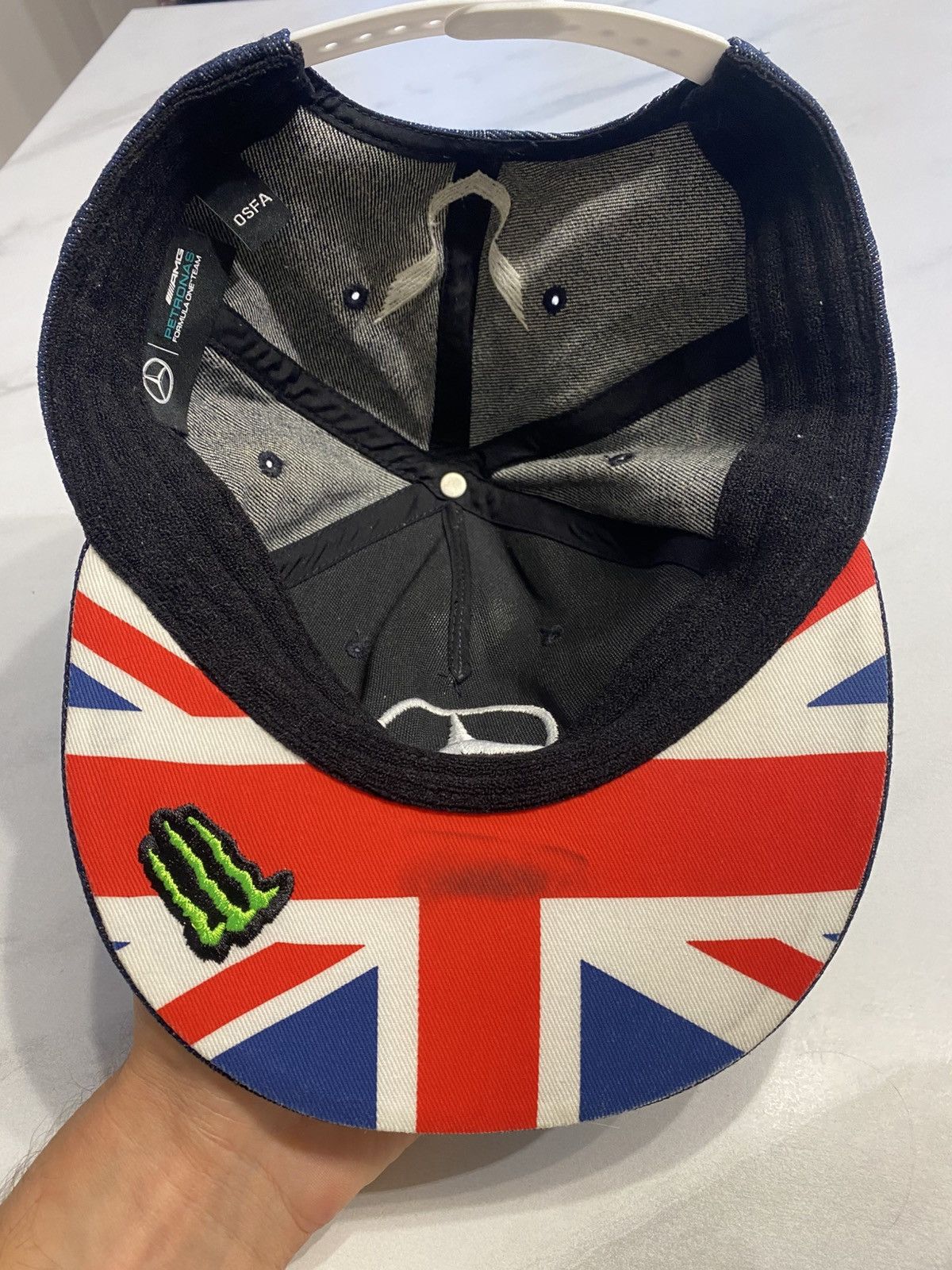 Mercedes-Benz Mercedes Benz Lewis Hamilton F1 Petronas AMG Grand Prix cap Size ONE SIZE - 9 Thumbnail