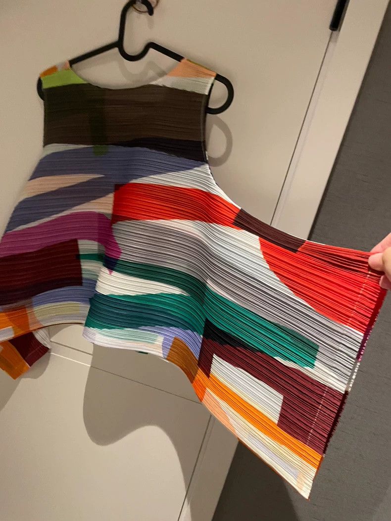 Issey Miyake Issey Miyake size:3 Red, black, green and blue patchwork d Size XS / US 0-2 / IT 36-38 - 6 Thumbnail