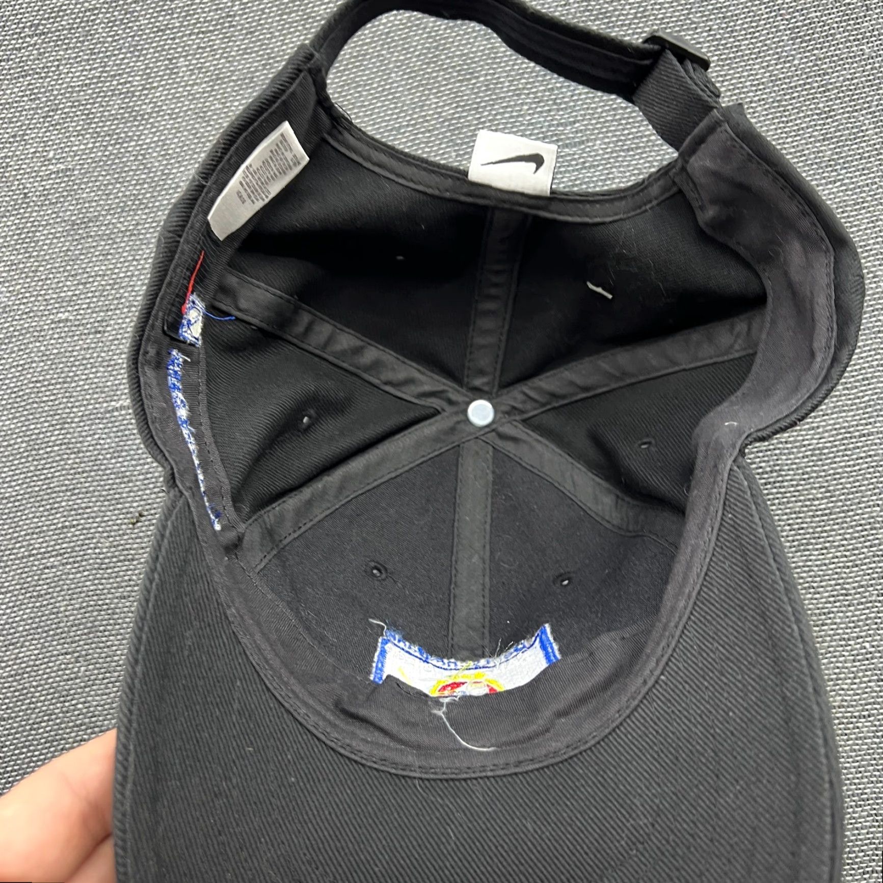 Nike VINTAGE Nike Hat Unisex Adults One Size Black SAP Golf Open Cap Y2K Baseball Cap Adjustable Size ONE SIZE - 4 Thumbnail