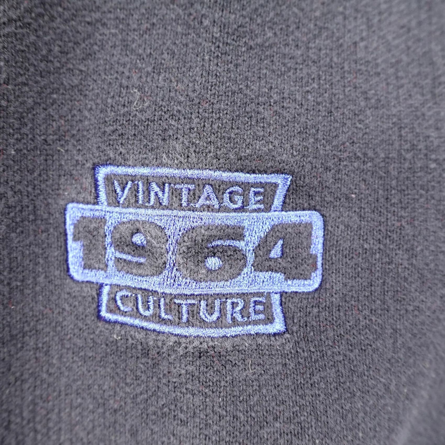 Honda VINTAGE Honda Culture Sweater Mens Large Blue 1/4 Zip Patrick Calello Tokyo Knit Size US L / EU 52-54 / 3 - 4 Thumbnail