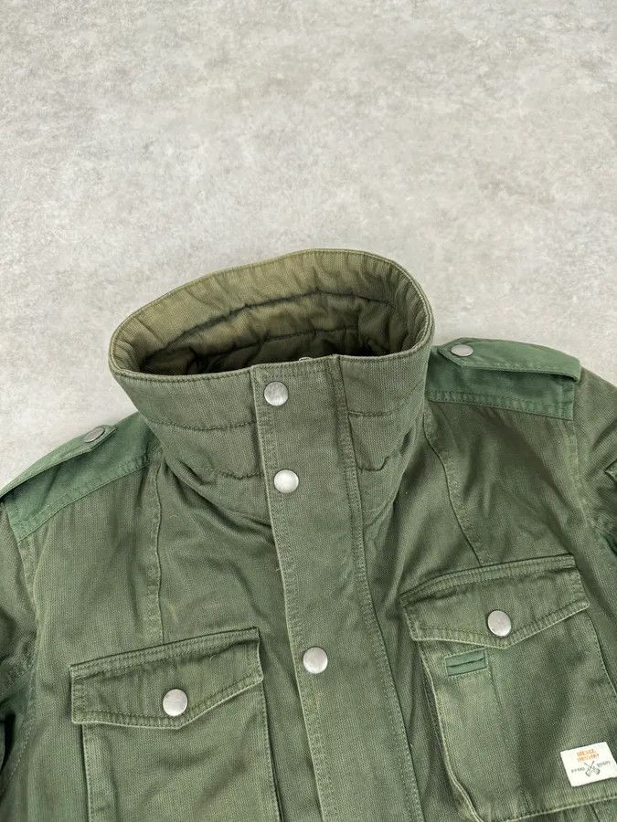 Diesel 2000s Diesel Olive Multi-Pocket Military Cargo Jacket Size US M / EU 48-50 / 2 - 4 Thumbnail