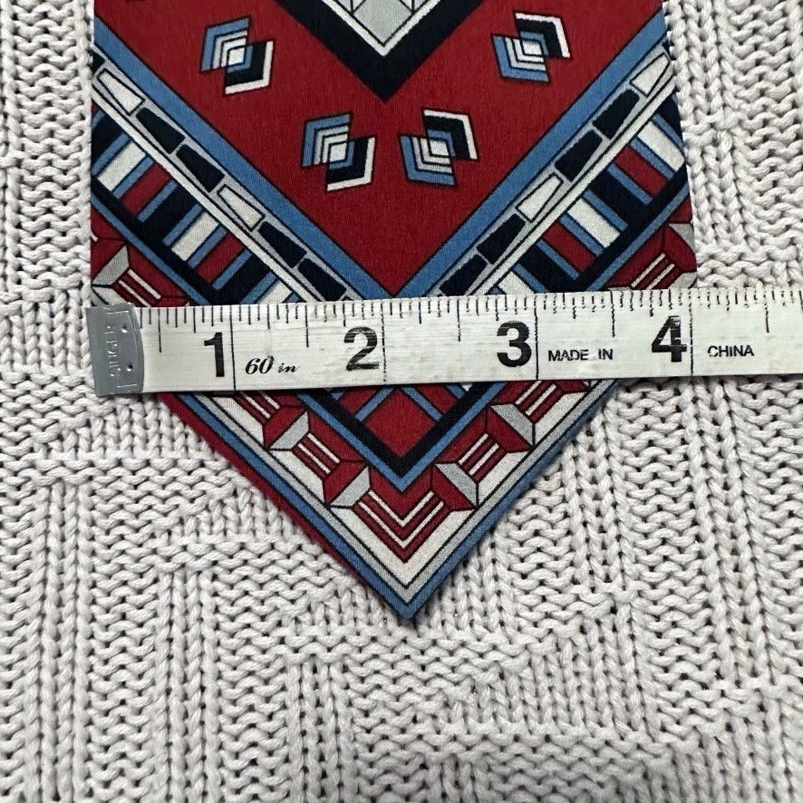 Vintage Vintage Gino Pompeii red bandana print tie Size ONE SIZE - 5 Thumbnail