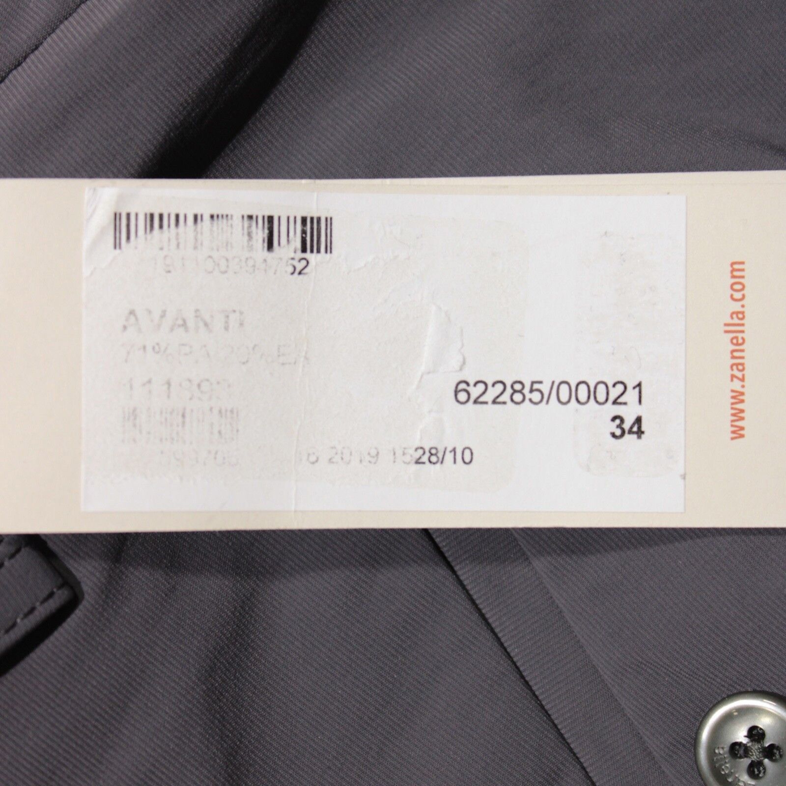 Zanella Zanella New with tags Casual Pants Size 34 US In Gray Size US 34 / EU 50 - 4 Thumbnail